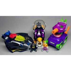 Imaginext DC Comics Batman Joker Penguin  Lot Kids Toy Vehicle's 2011, 2014,2015